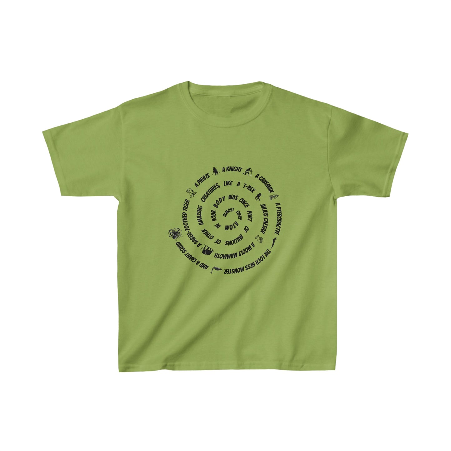 Kids' STEM T-Shirt: Exploring Atoms – Be Amazed by Dinosaurs and More