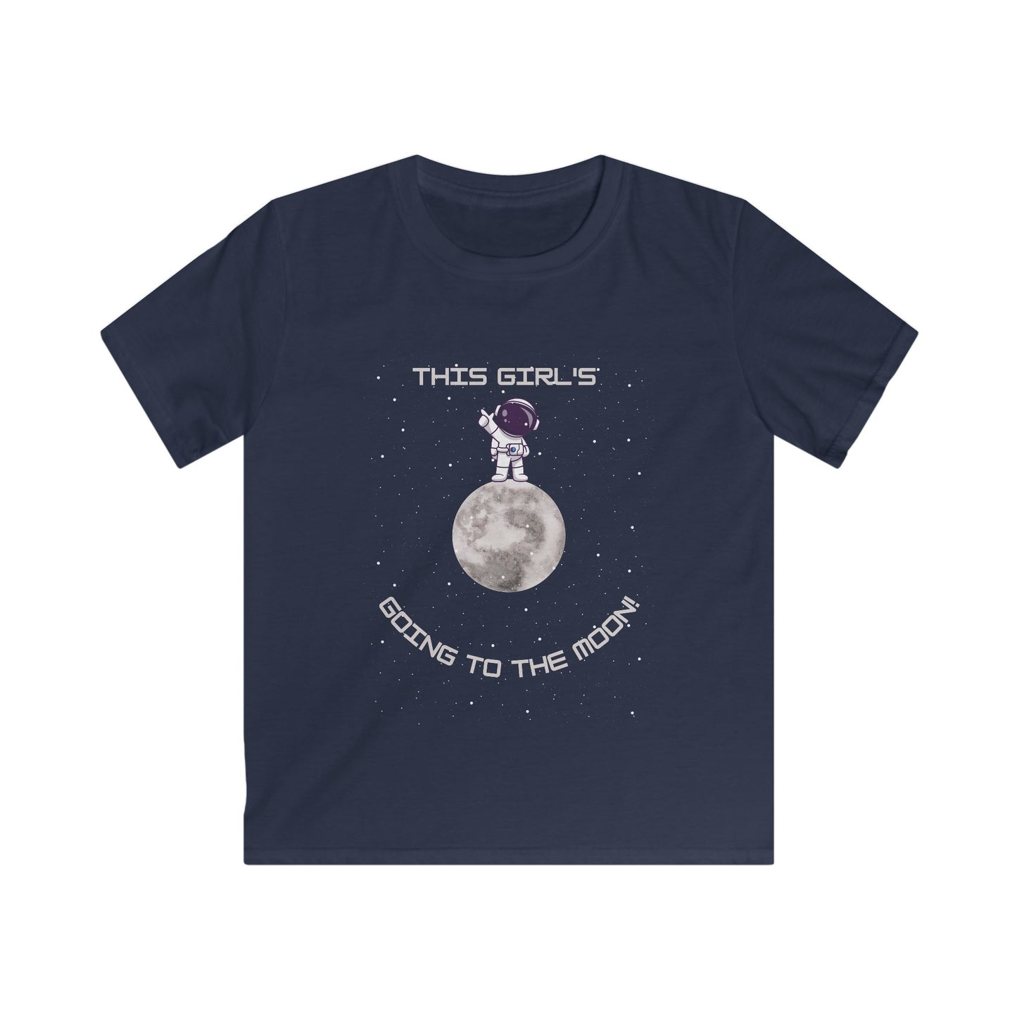 This Girl’s Going to the Moon – STEM T-Shirt for Future Explorers