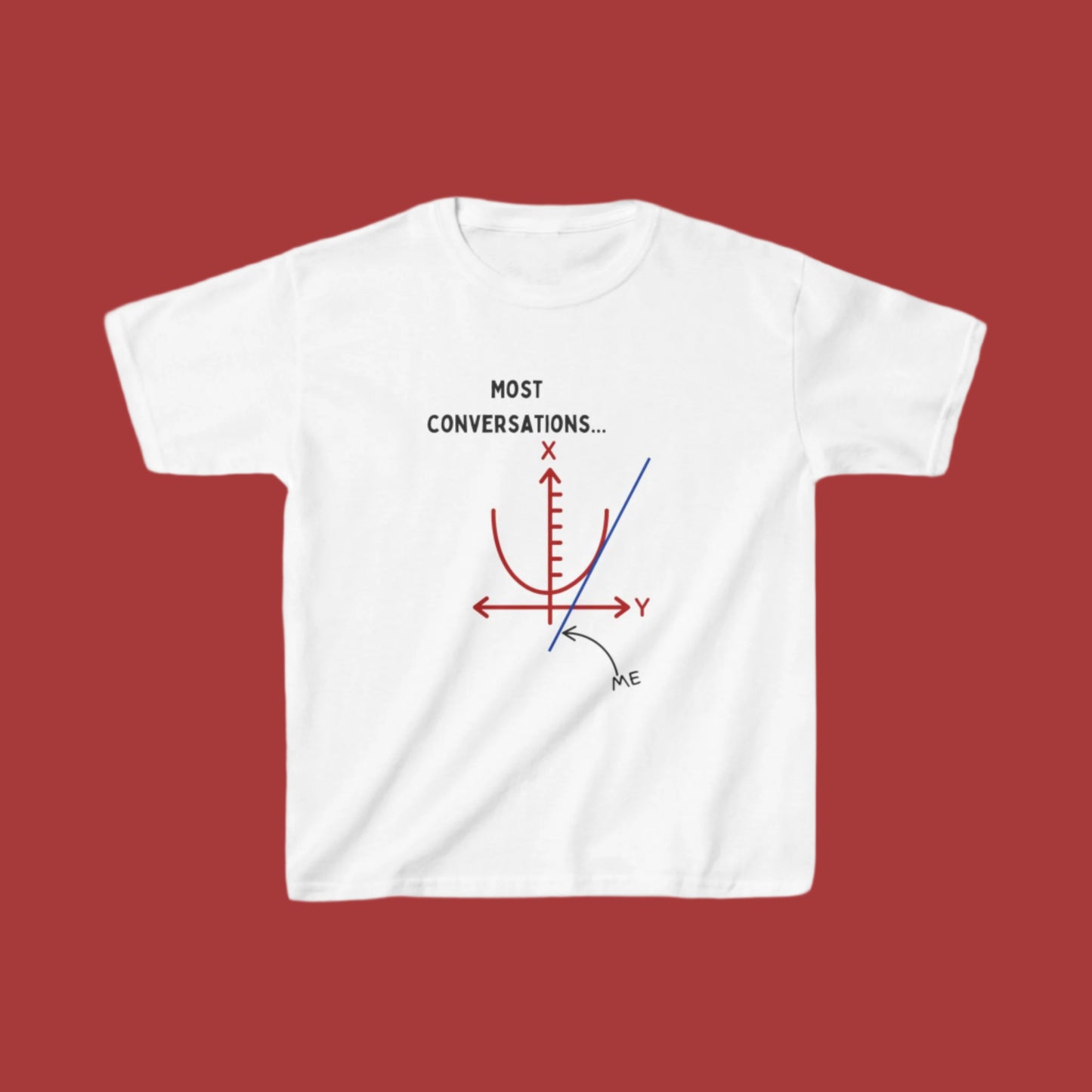 'Going Off on a Tangent' Kids' STEM T-Shirt – Funny Math Gift for Young Thinkers