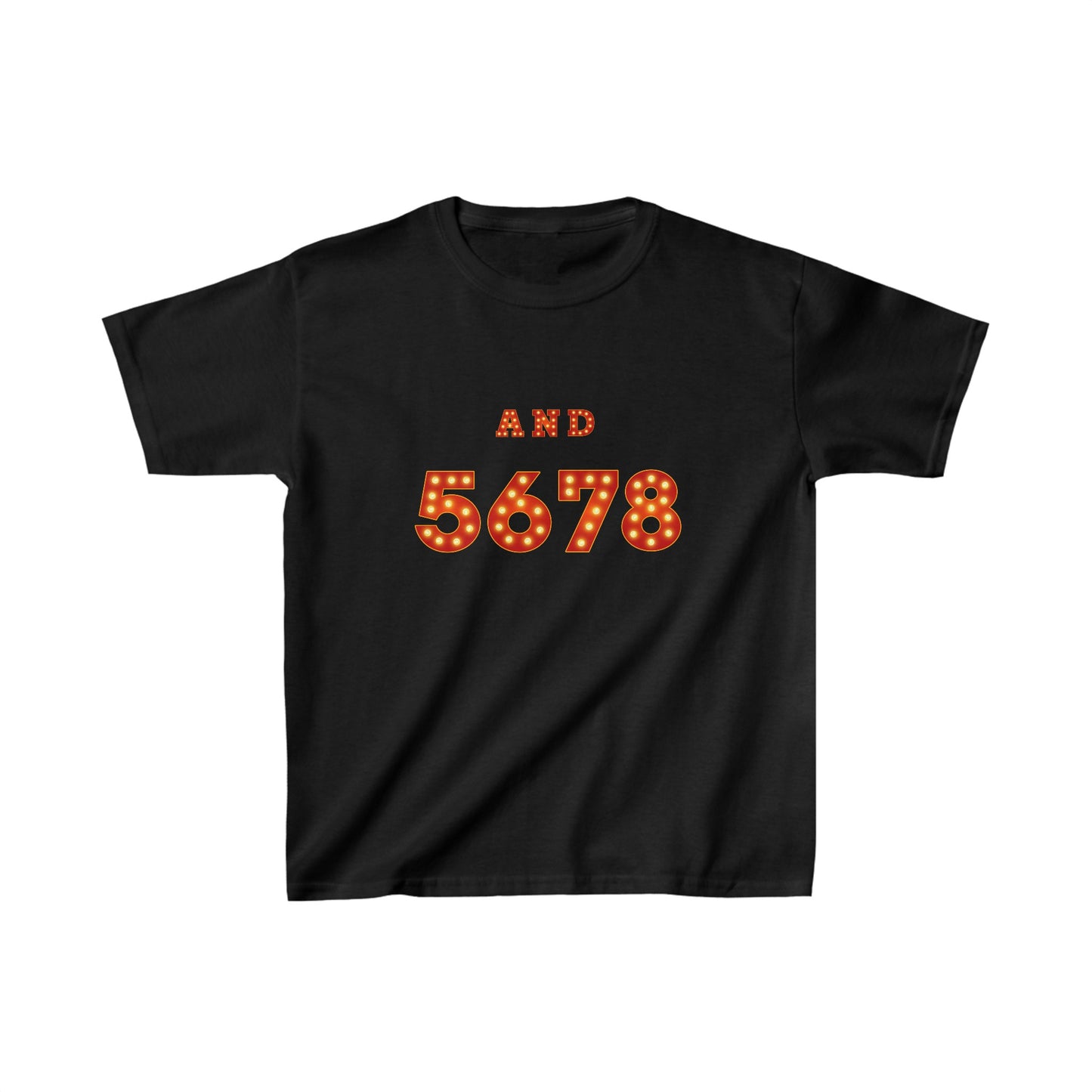 "And 5 6 7 8" Kids' Heavy Cotton T-Shirt