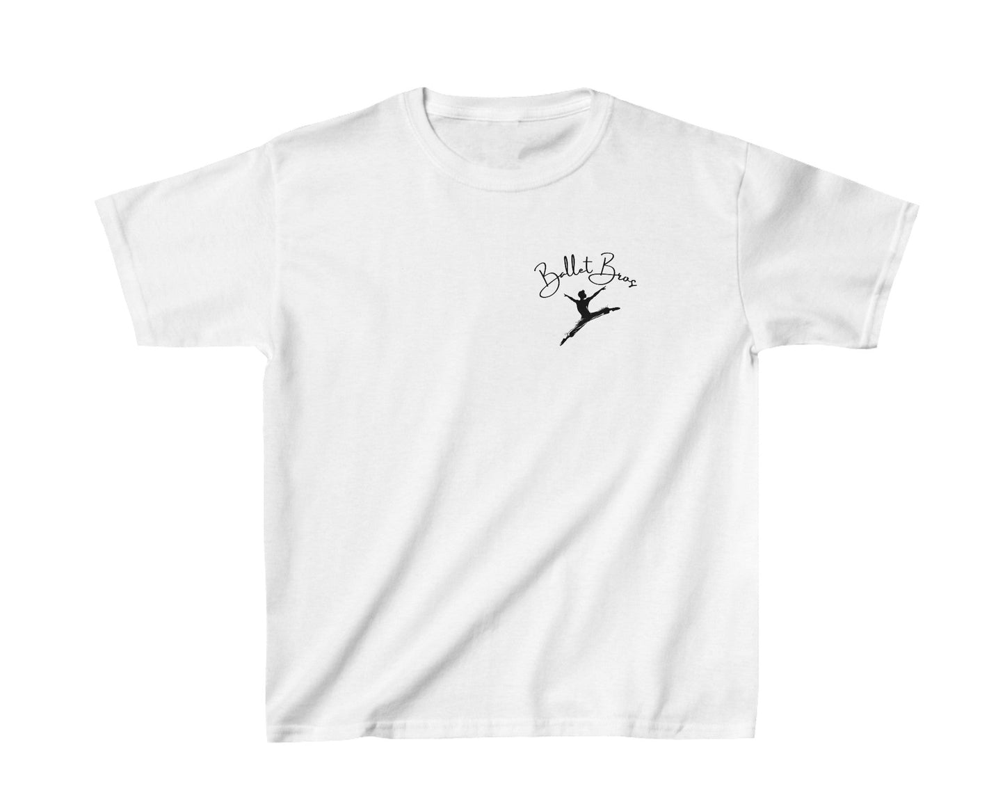 Ballet Bros: Celebrating Boys Who Dance - Unique T-shirt for Young Male Dancers.