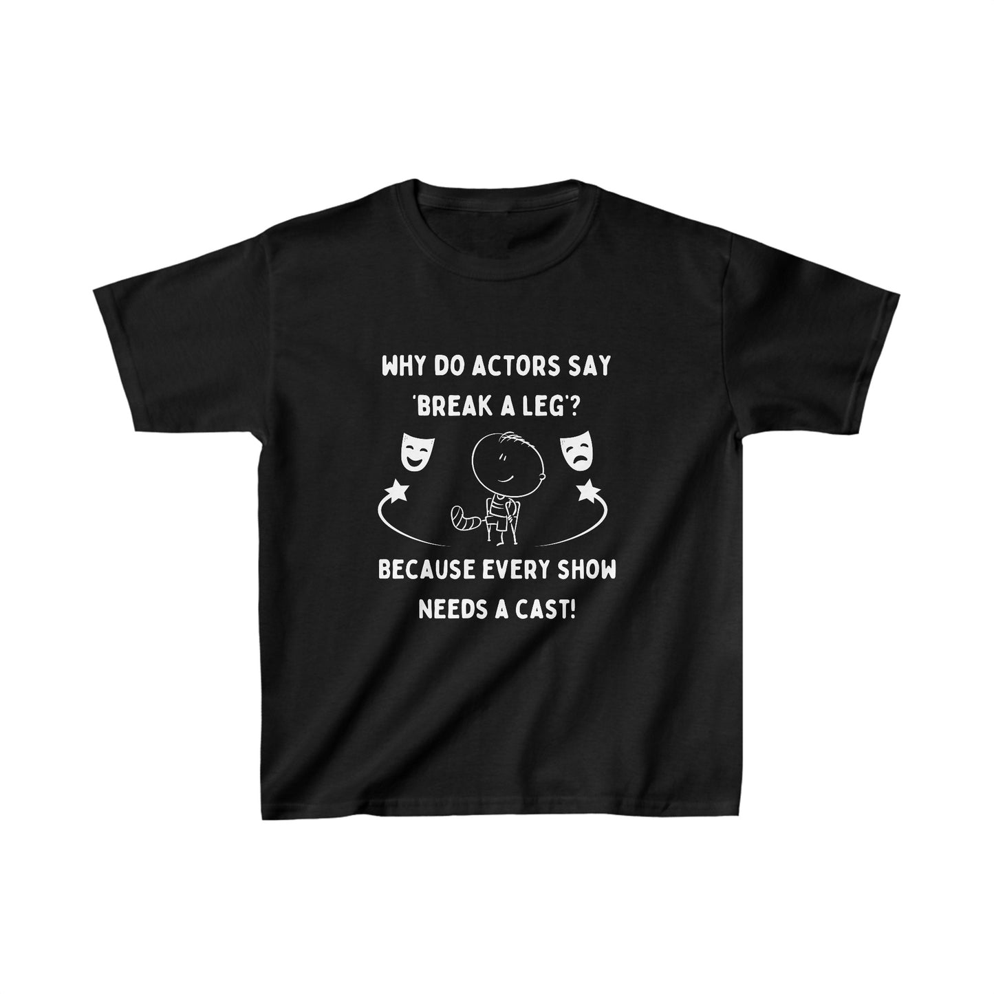 "Break a Leg" Kids' Theatre T-Shirt