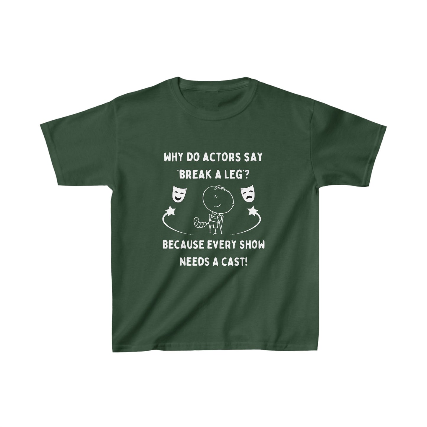 "Break a Leg" Kids' Theatre T-Shirt