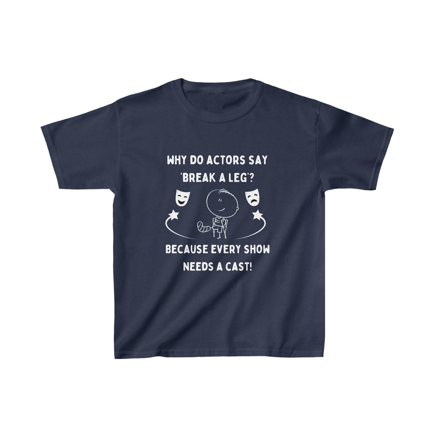 "Break a Leg" Kids' Theatre T-Shirt