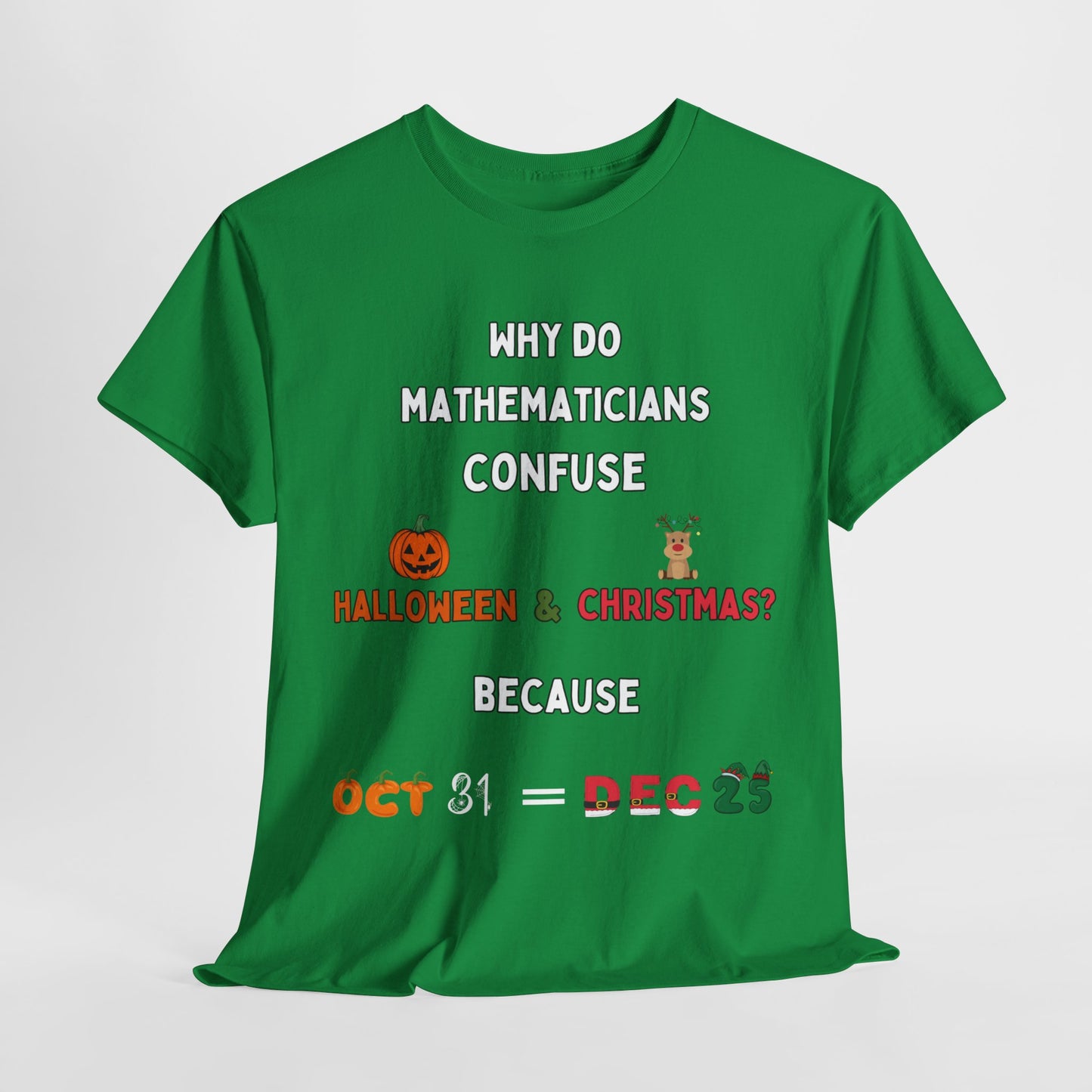 Confused Math Genius T-Shirt – Perfect for Halloween, Christmas, and Everyday Casual Wear