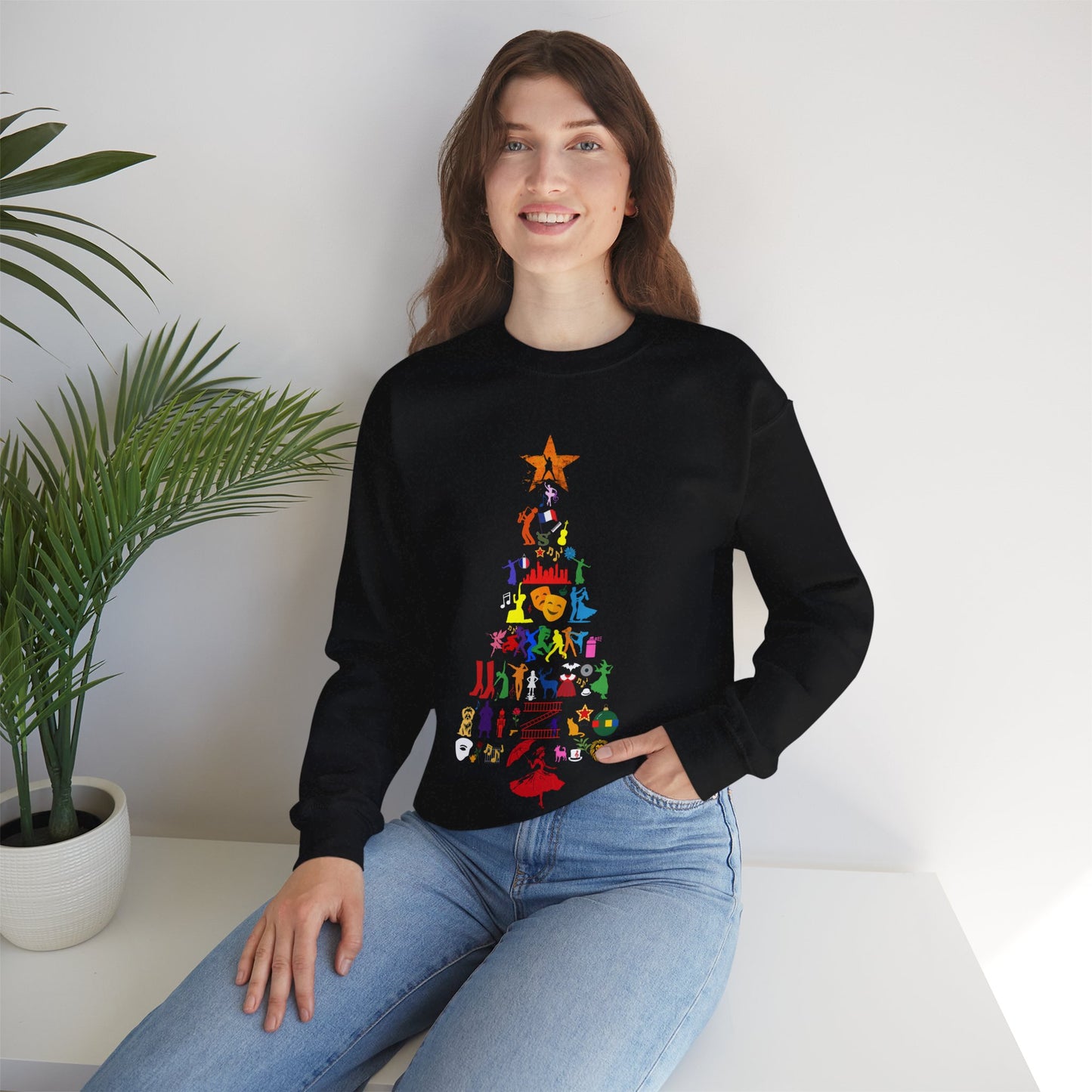 Musical Theatre Christmas Sweatshirt - Perfect Holiday Gift for Theatre Lovers