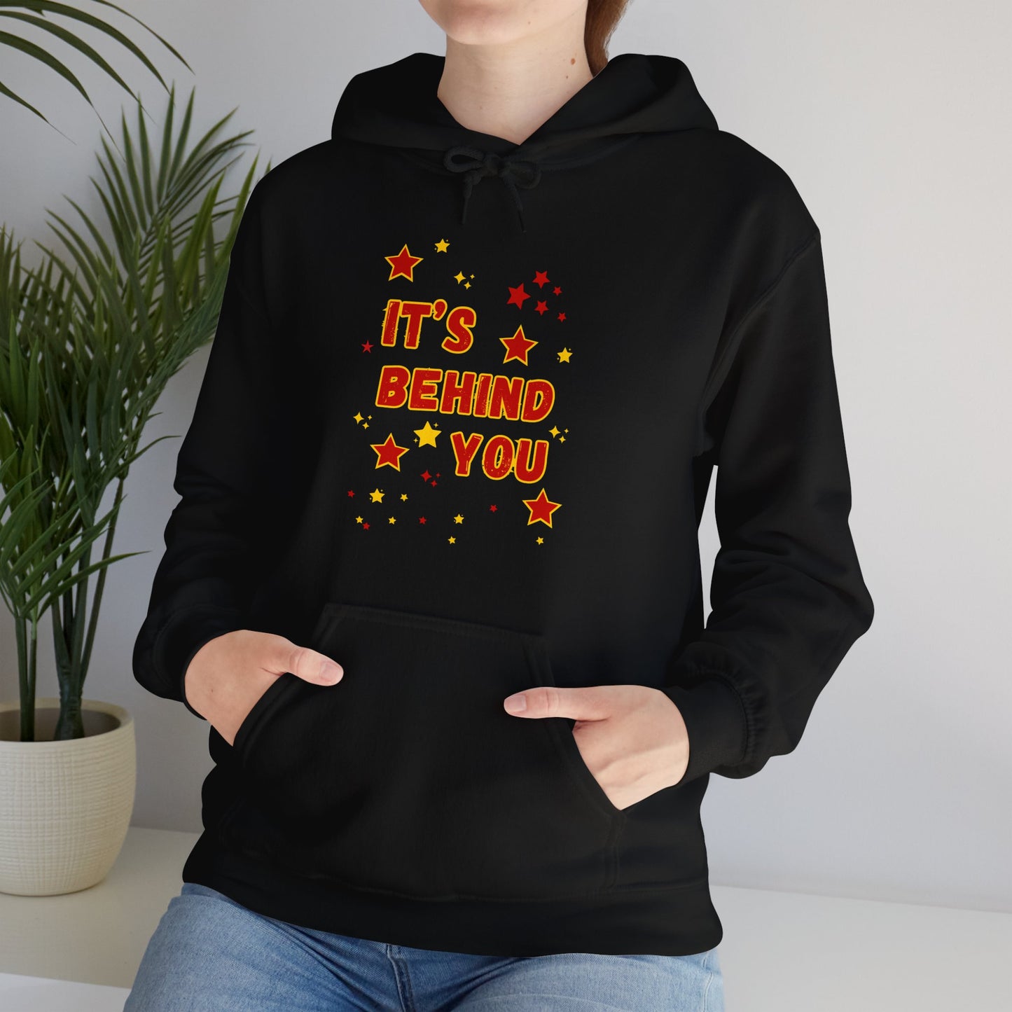 Pantomime Hoodie – ‘It’s Behind You!’ Christmas Hoodie for Panto Fans