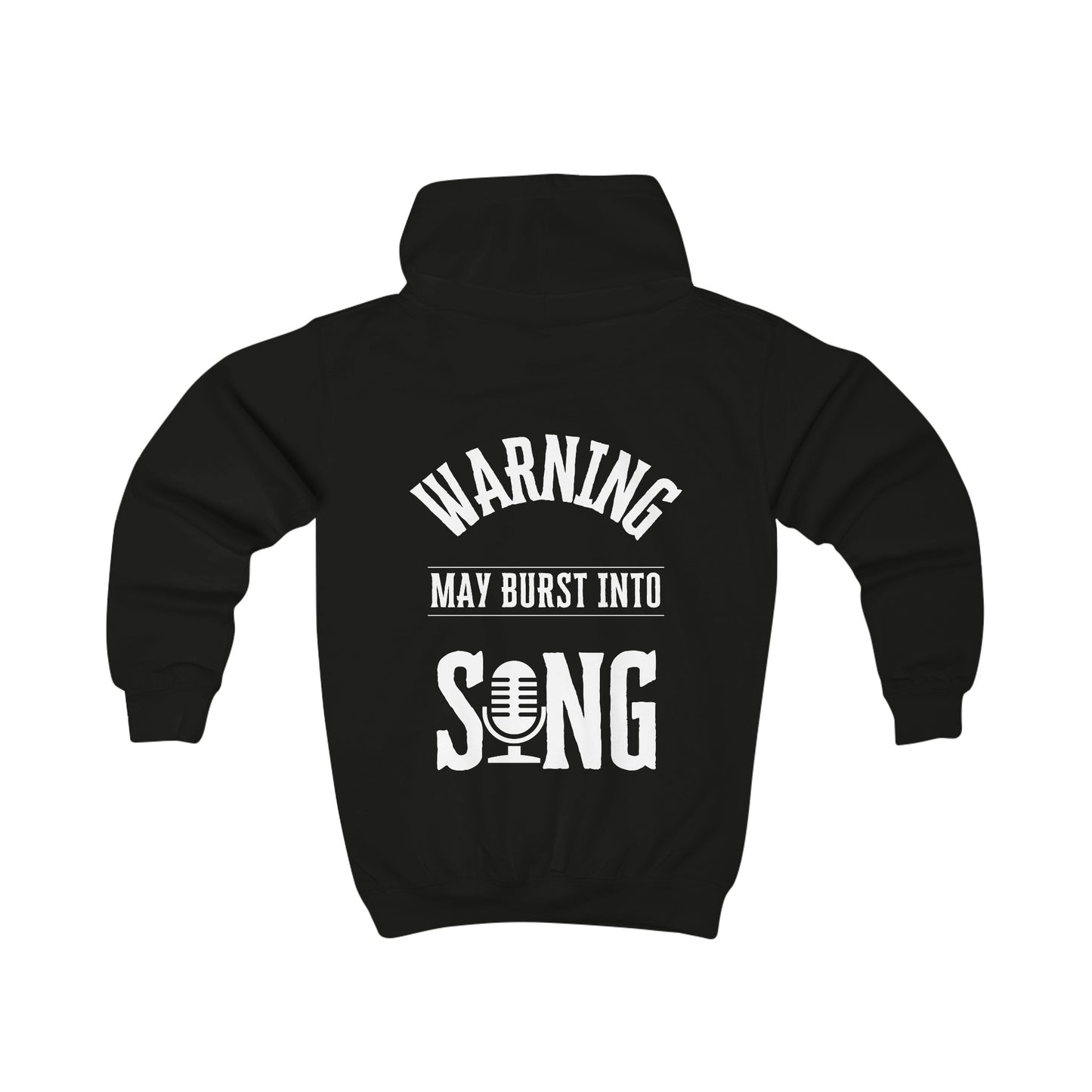 Kids' Theatre Hoodie in Black – Perfect for Young Performers | Unisex, Soft & Durable