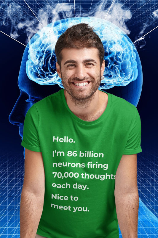 Neural Symphony Men's T-shirt (Unisex): Celebrate the Brain's 86 Billion Neurons