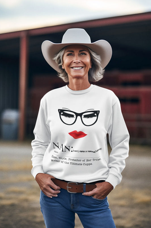 Women's "Definition of Nan" Sweatshirt – Celebrate Nan's Wit, Warmth & Style