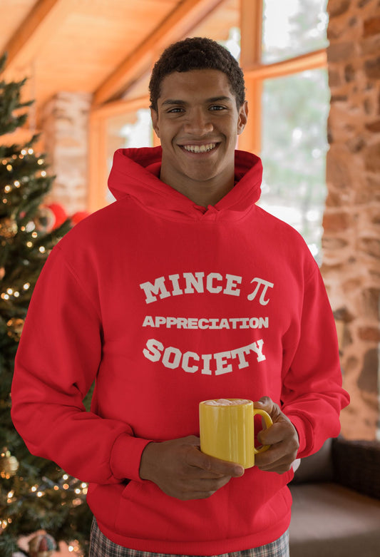 Mince Pi Appreciation Society Men's Christmas Maths Hoodie (Unisex)