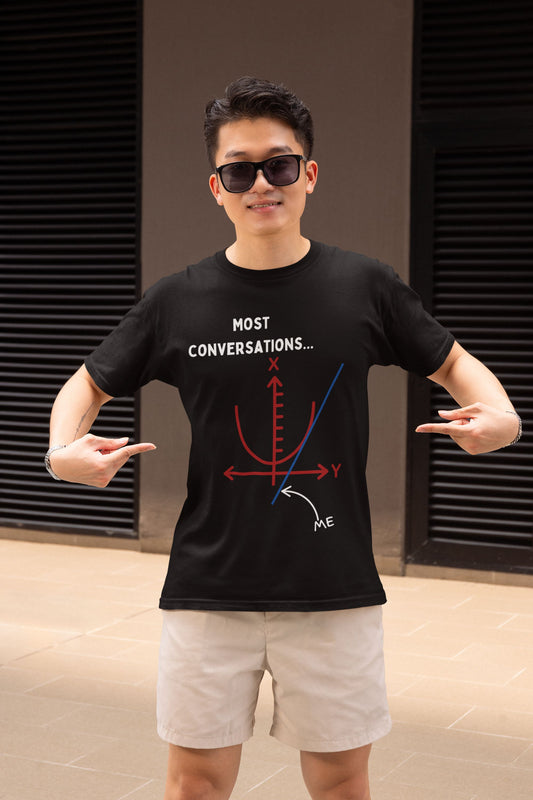 "Off on a Tangent" Maths Joke T-Shirt – Men’s/Unisex Fit – Clever Calculus-Inspired Design