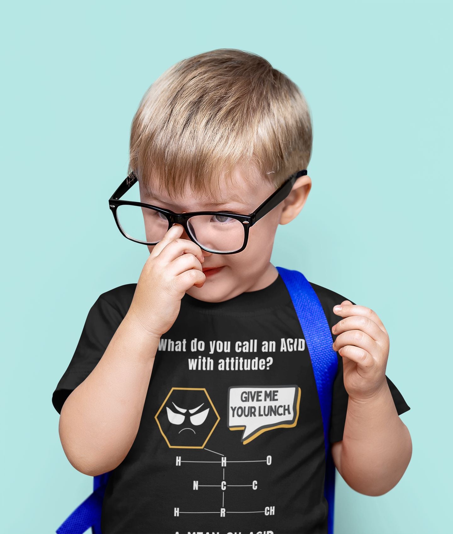 What Do You Call an Acid with an Attitude? Kids' STEM T-Shirt