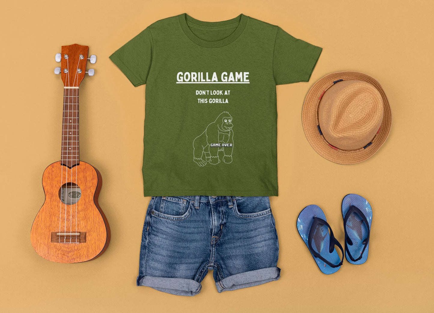 'Gorilla Game' Kids' T-Shirt – Fun, Interactive & Playful Unisex T-Shirt