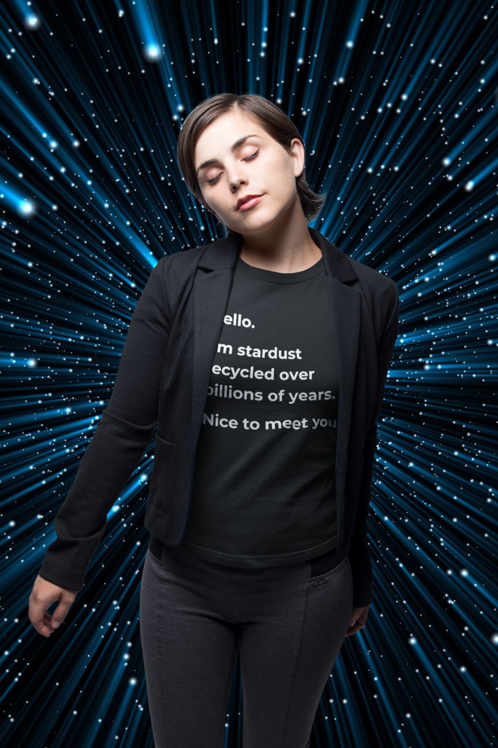 Hello, I’m Stardust Women’s T-shirt: A Thoughtful, Cosmic-Inspired Design