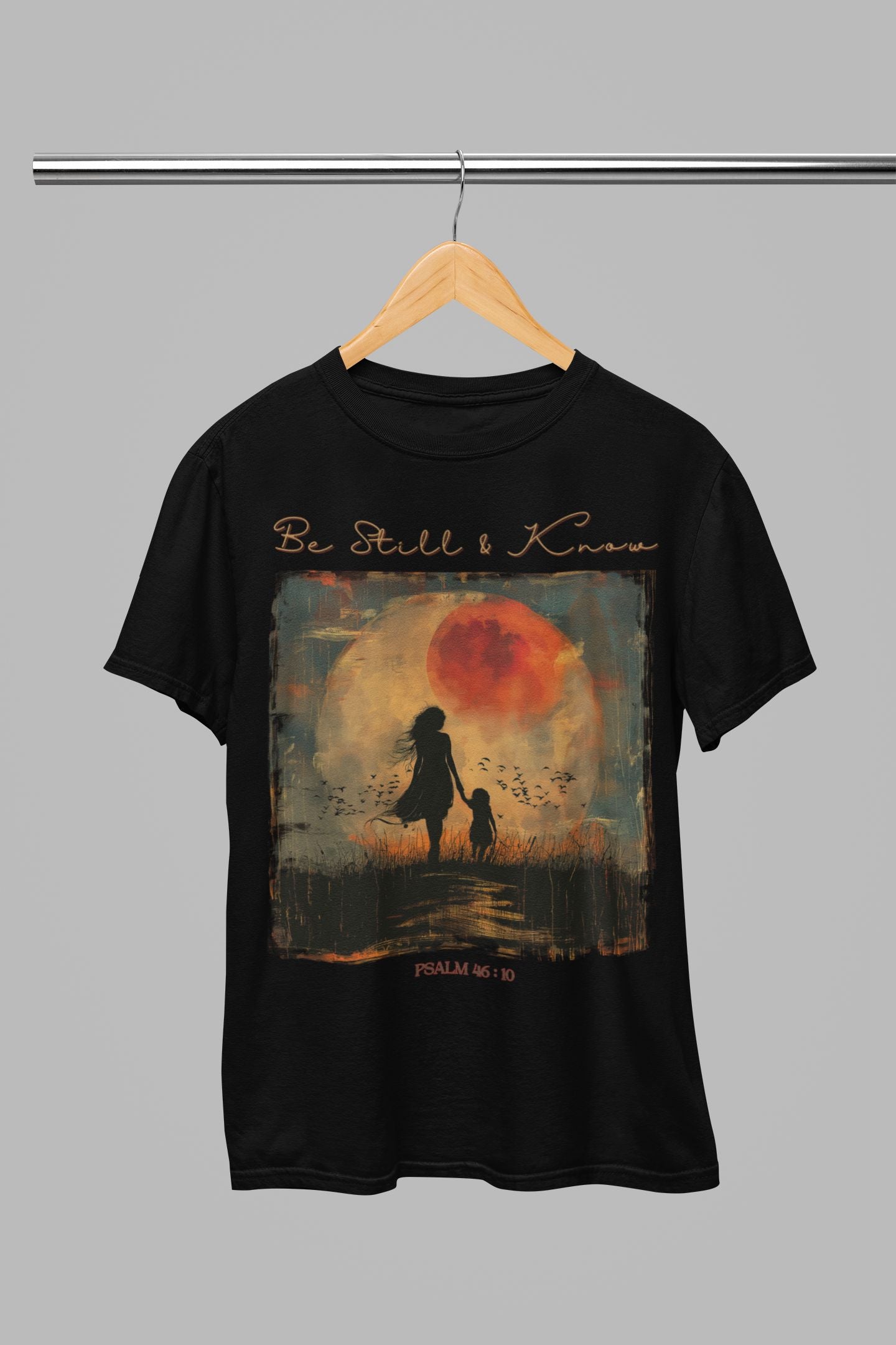 Be Still and Know – Faith-Inspired Kids T-shirt (Psalm 46:10)