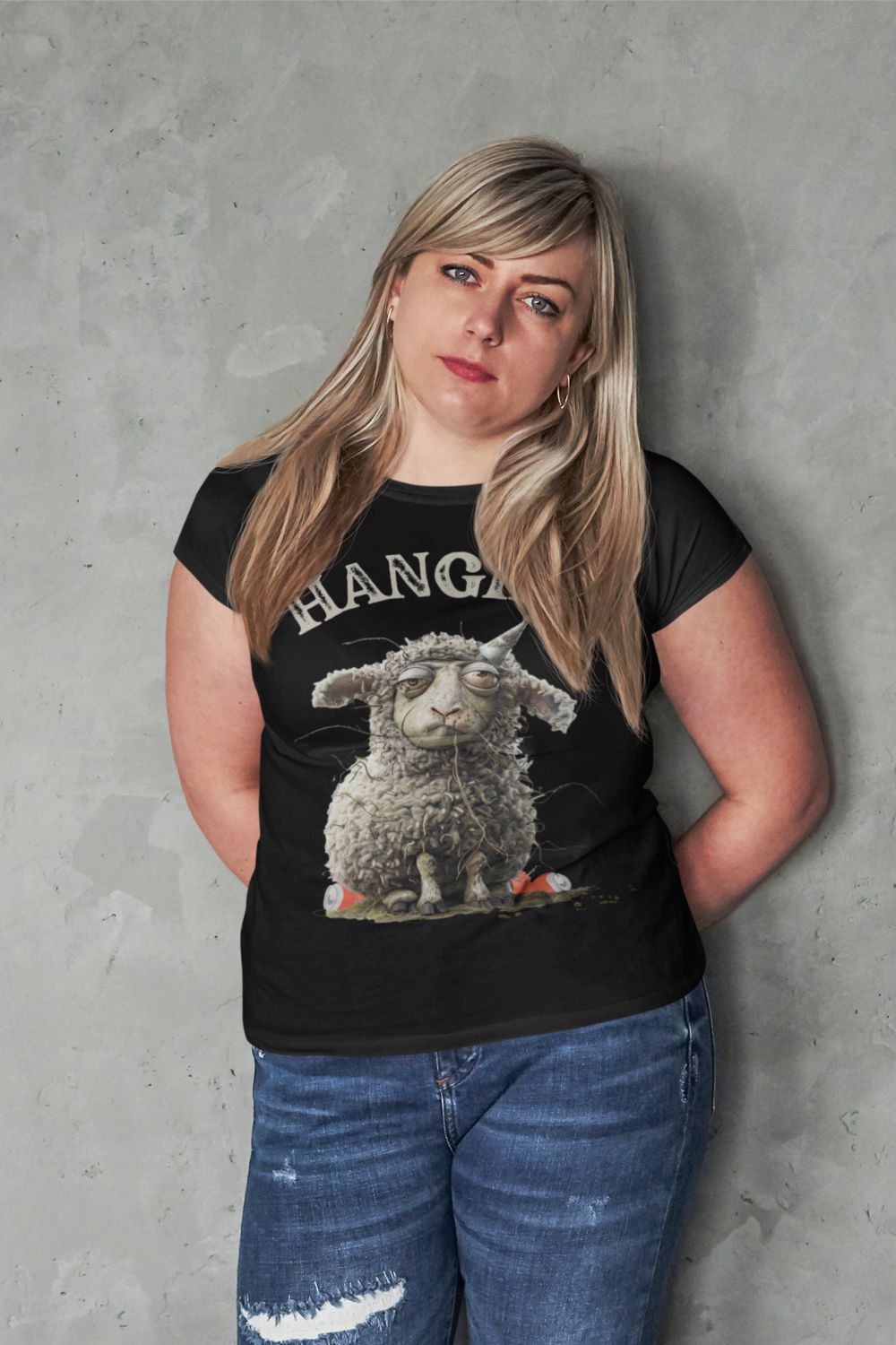 Welsh Hangover: Ewe-nique Design Women's T-shirt