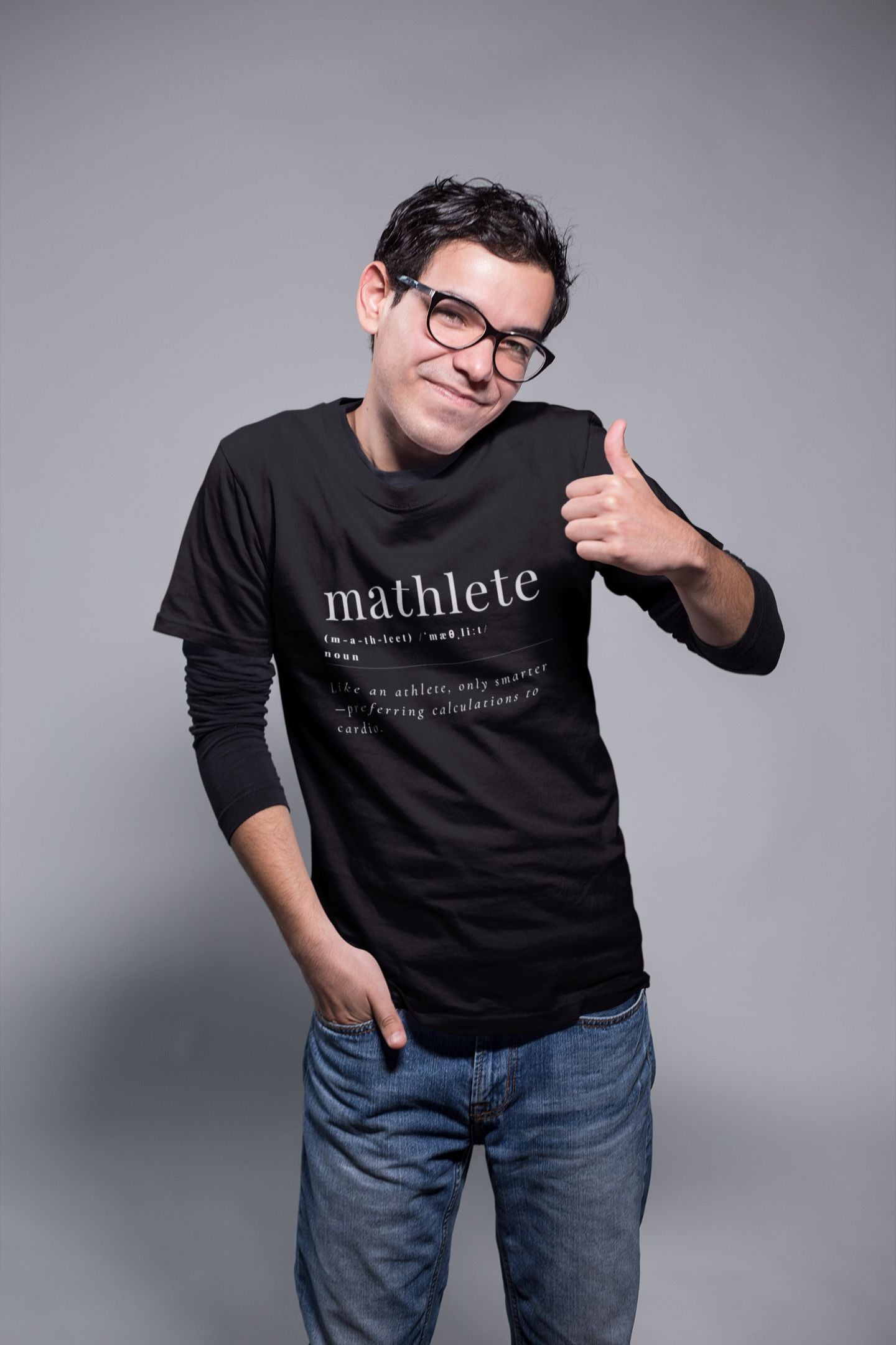 Men's Mathlete Unisex Heavy Cotton T-shirt – Clever Math Humour Design