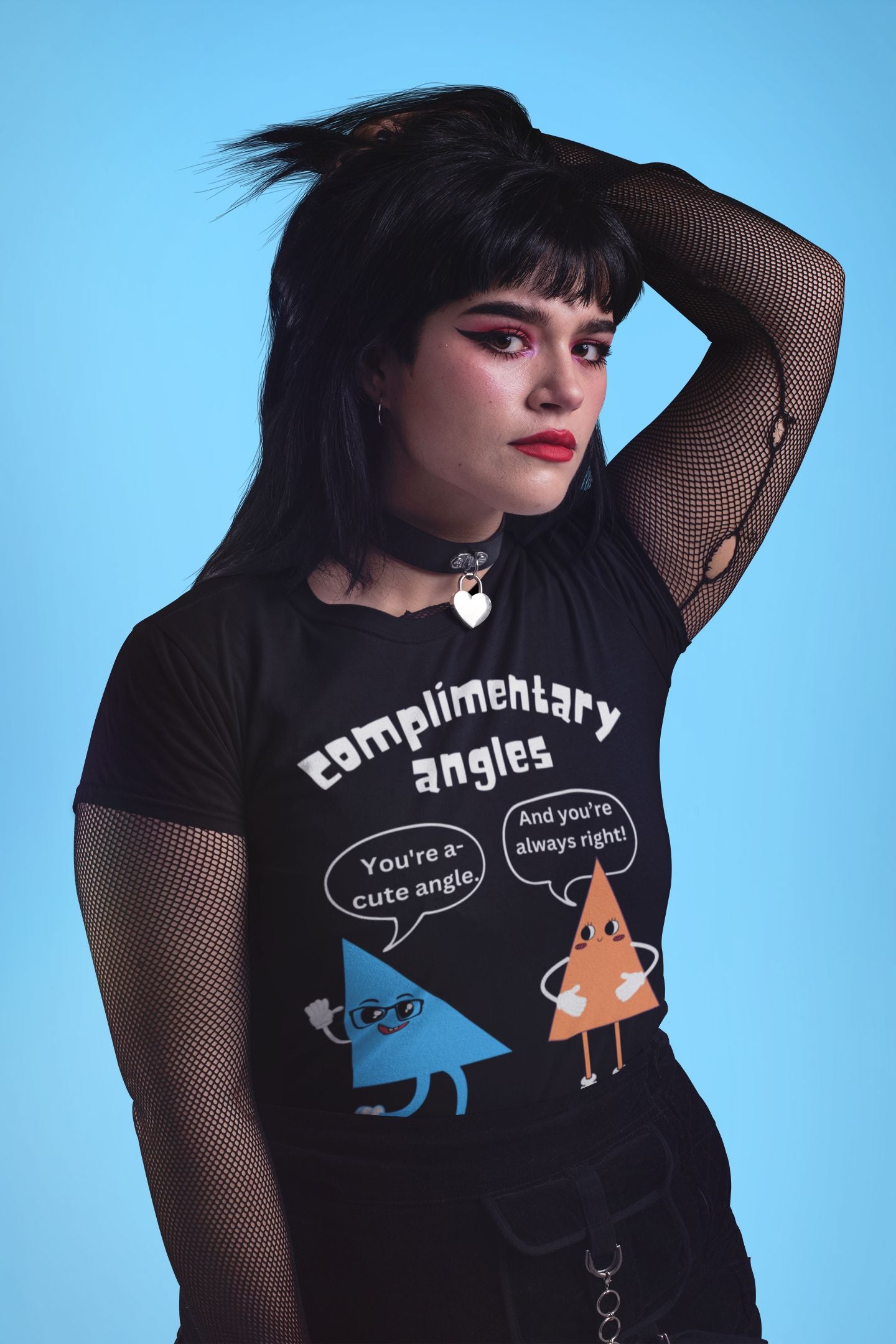 Complimentary Angles Funny Maths Women’s T-Shirt – Clever Style Meets Comfort