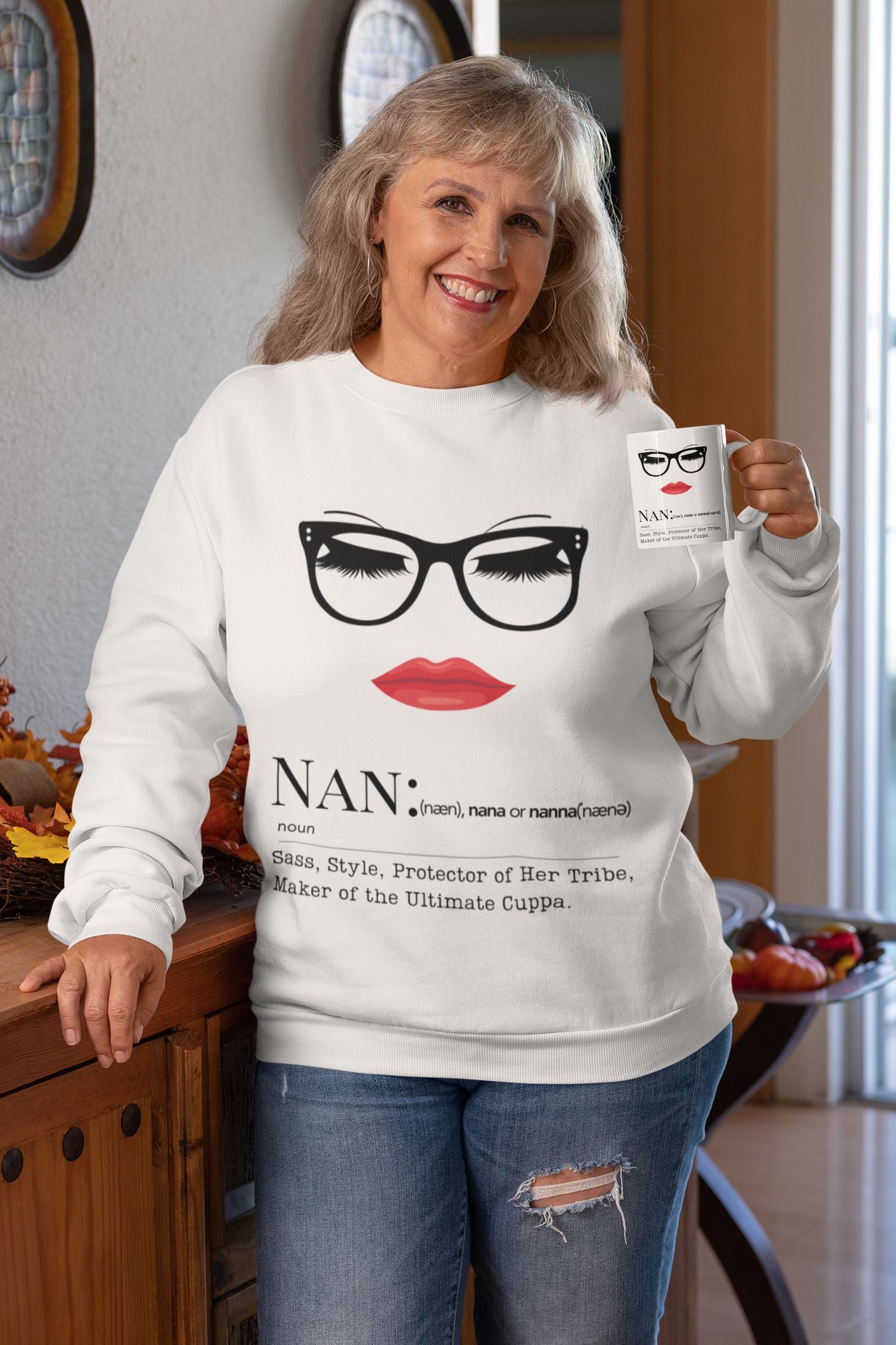 Women's "Definition of Nan" Sweatshirt – Celebrate Nan's Wit, Warmth & Style