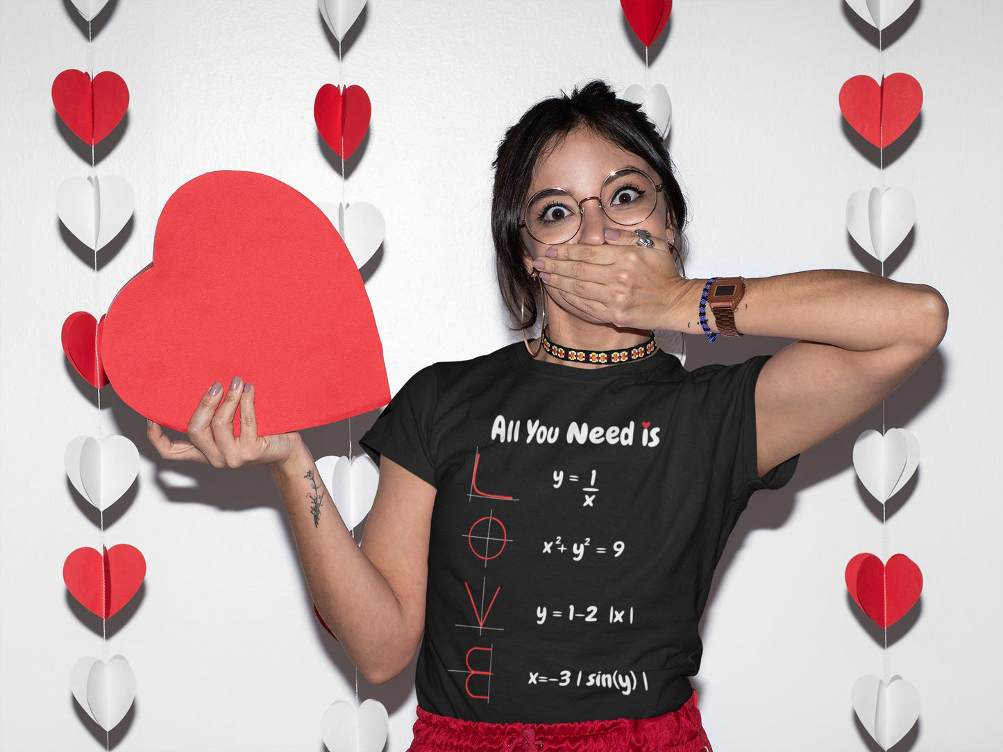 All You Need Is Love (and Maths) – Stylish Women’s Softstyle T-Shirt