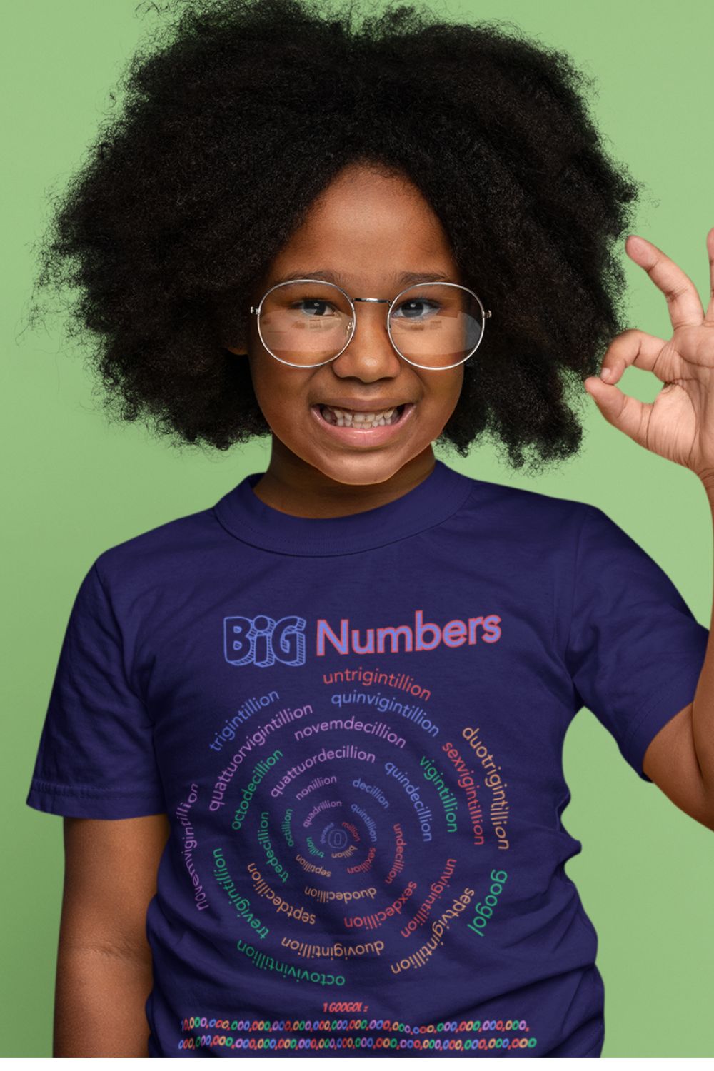 STEM Big Numbers T-Shirt – Inspire Young Mathematicians with a Unique Design