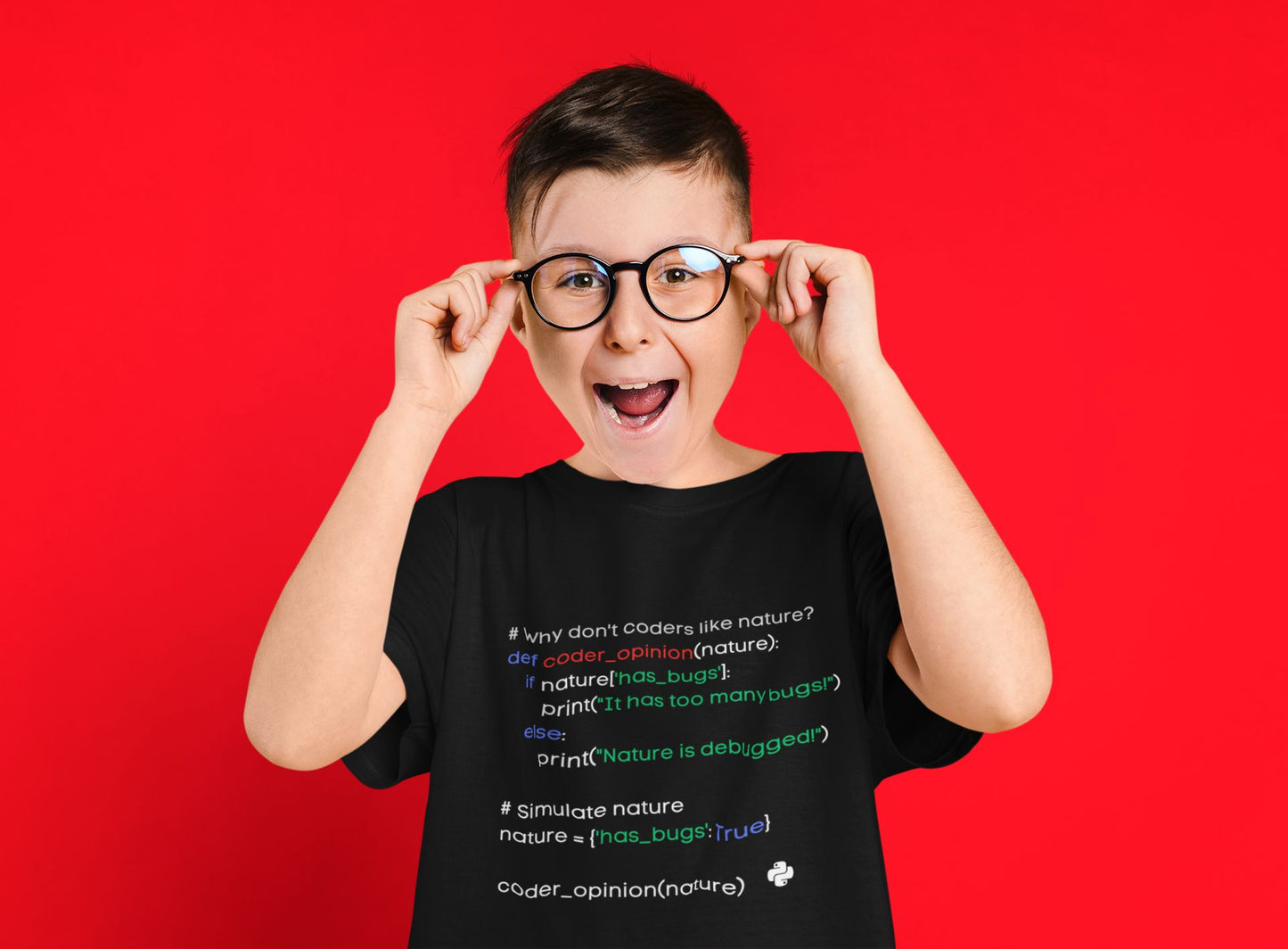 "Why Don't Coders Like Nature?" Kids' STEM T-Shirt – For Budding Tech Enthusiasts