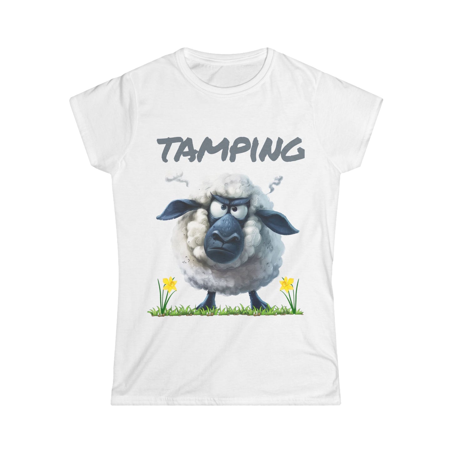 Tamping Welsh Sheep Women's T-Shirt – Celebrate Welsh Humour