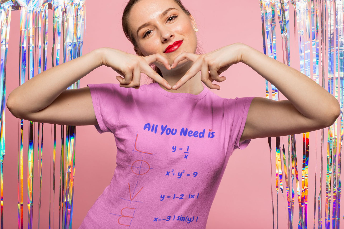 All You Need Is Love (and Maths) – Stylish Women’s Softstyle T-Shirt