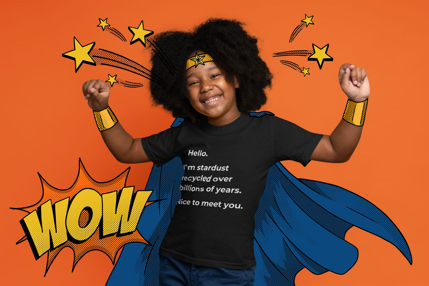 Hello, I’m Stardust Kids' Unisex T-Shirt: Inspire Young Cosmic Thinkers