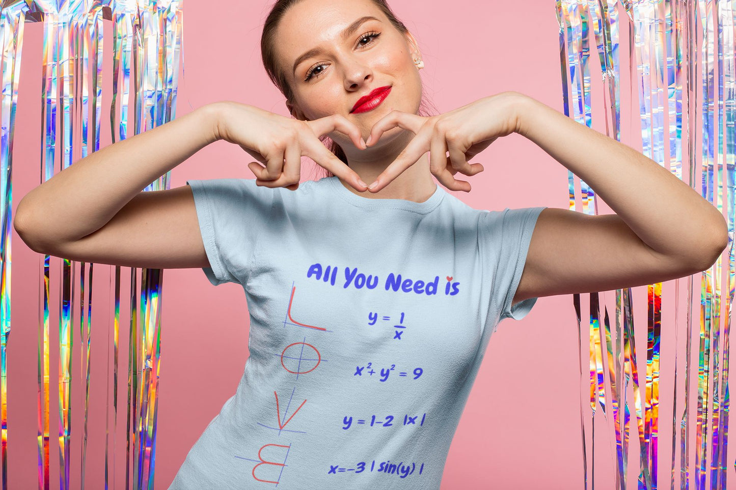 All You Need Is Love (and Maths) – Stylish Women’s Softstyle T-Shirt