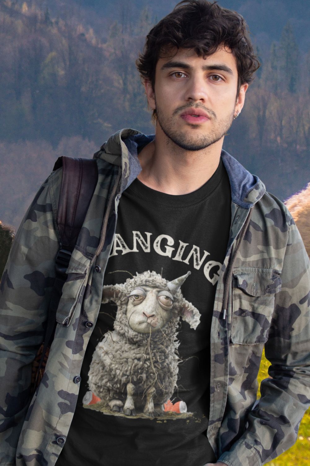 Welsh Hangover: Ewe-nique Design Men's T-shirt