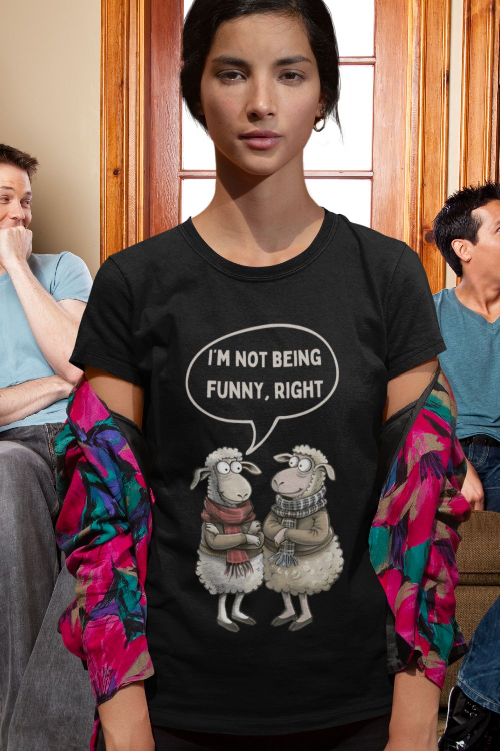 I'm Not Being Funny, Right? Women's T-shirt – Playful Welsh Humour with a Feminine Fit