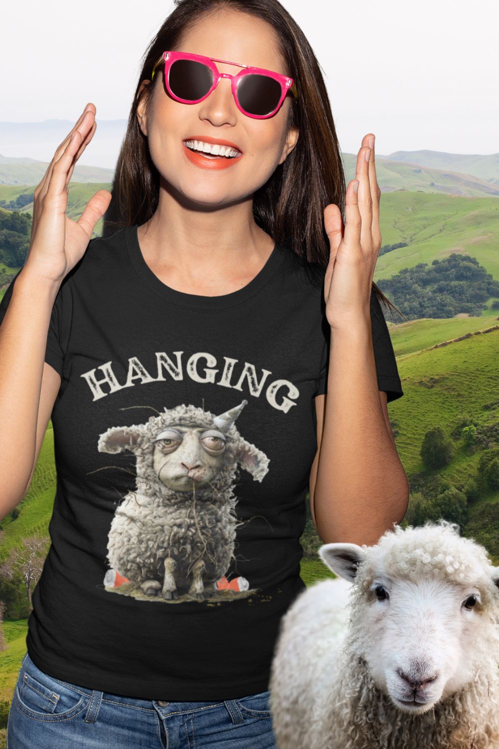 Welsh Hangover: Ewe-nique Design Women's T-shirt