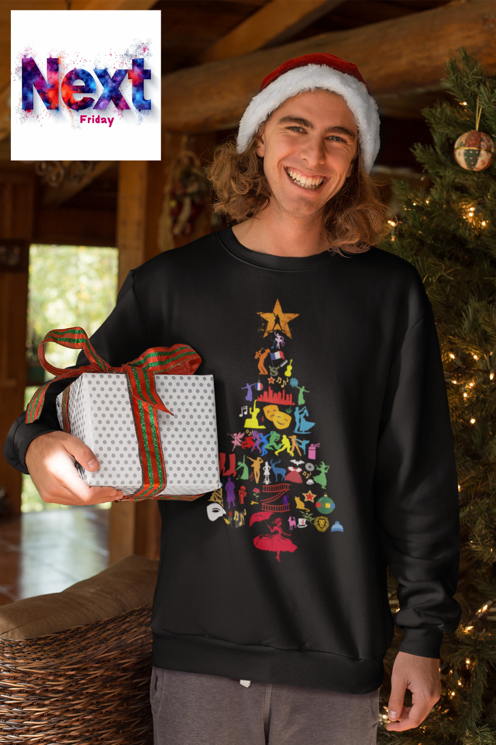 Musical Theatre Christmas Sweatshirt - Perfect Holiday Gift for Theatre Lovers