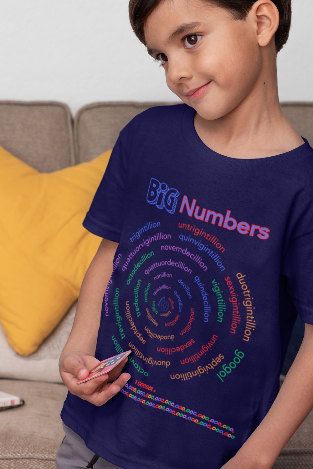 STEM Big Numbers T-Shirt – Inspire Young Mathematicians with a Unique Design