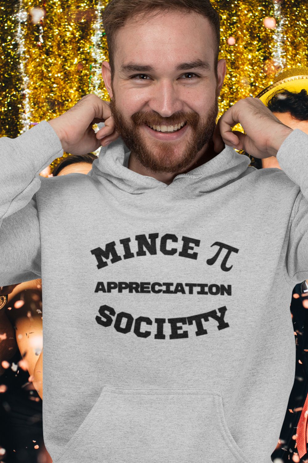 Mince Pi Appreciation Society Men's Christmas Maths Hoodie (Unisex)