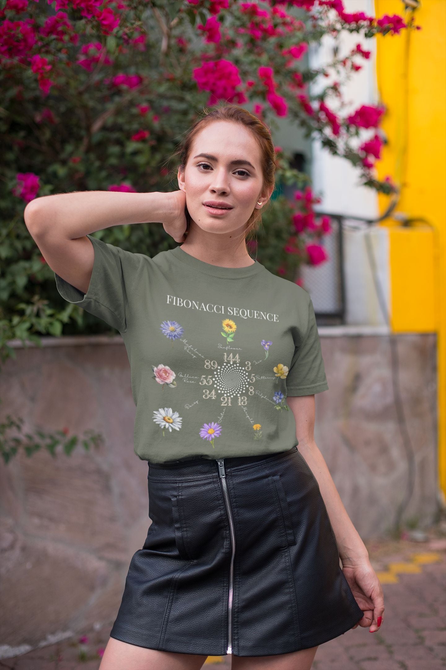 STEM-Inspired Fibonacci Sequence T-Shirt for Kids – Nature and Maths Combined