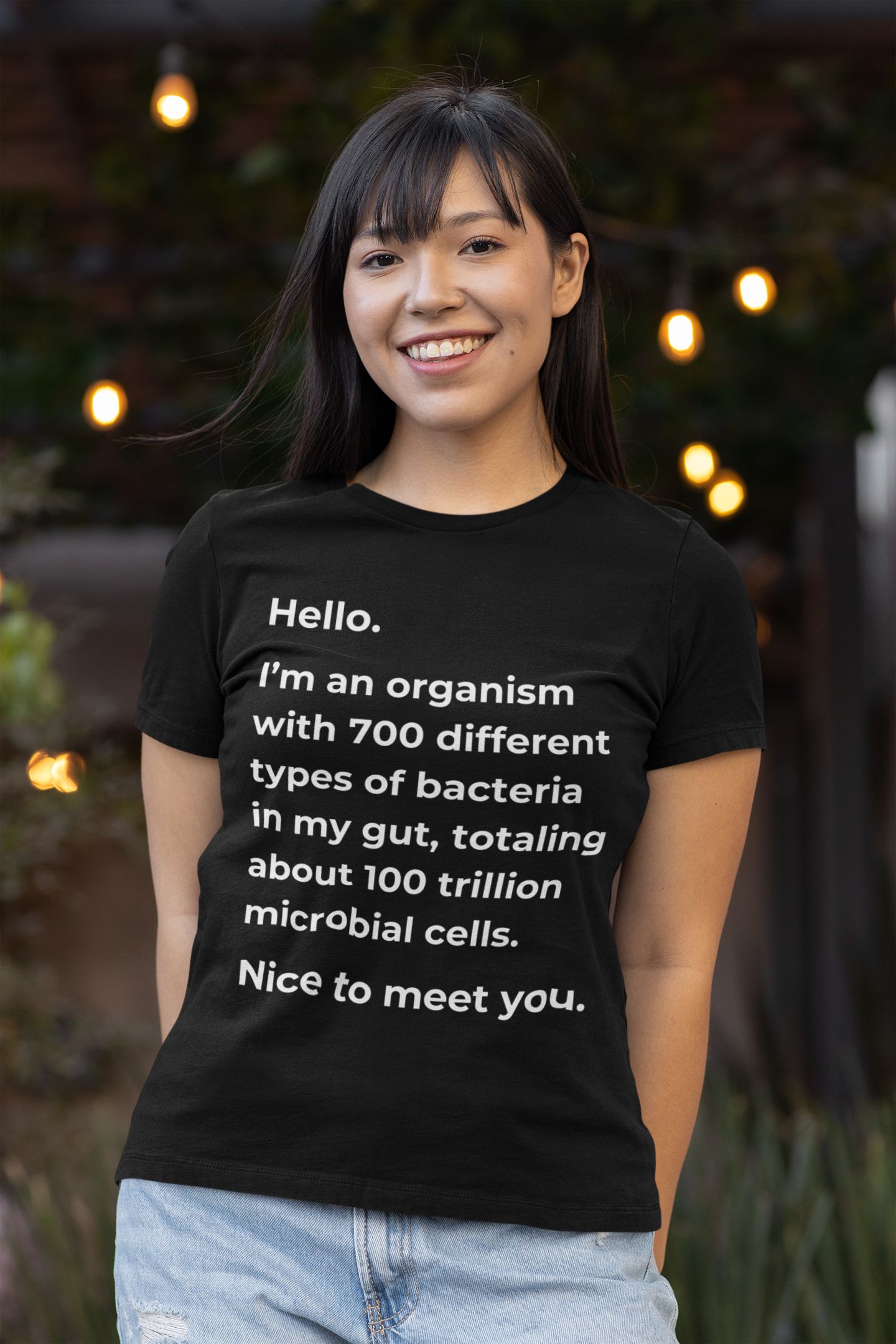 Microbial Universe Women’s T-Shirt: Explore Life's Hidden World