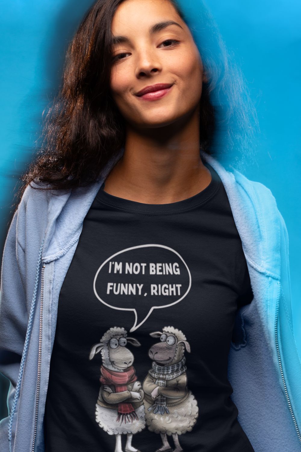 I'm Not Being Funny, Right? Women's T-shirt – Playful Welsh Humour with a Feminine Fit