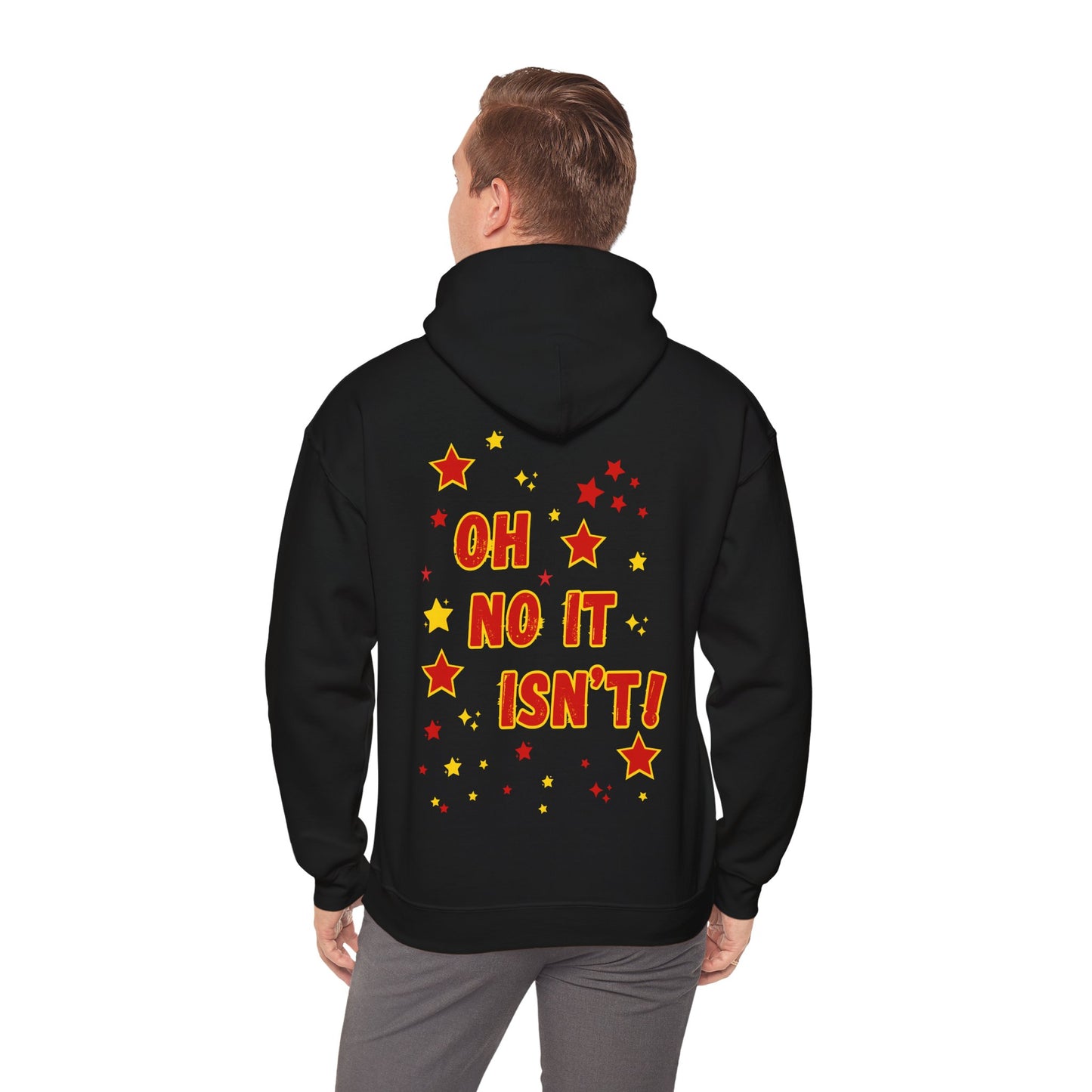 Pantomime Hoodie – ‘It’s Behind You!’ Christmas Hoodie for Panto Fans