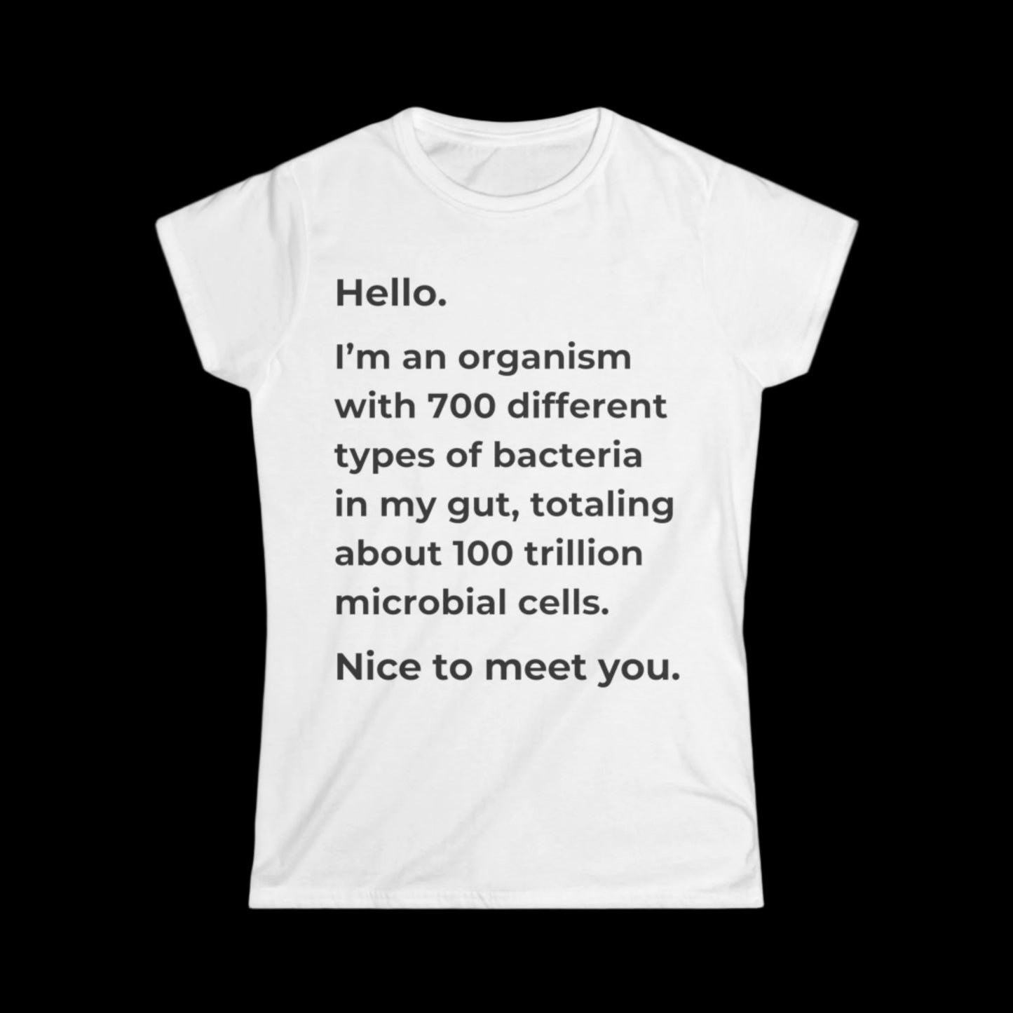 Microbial Universe Women’s T-Shirt: Explore Life's Hidden World