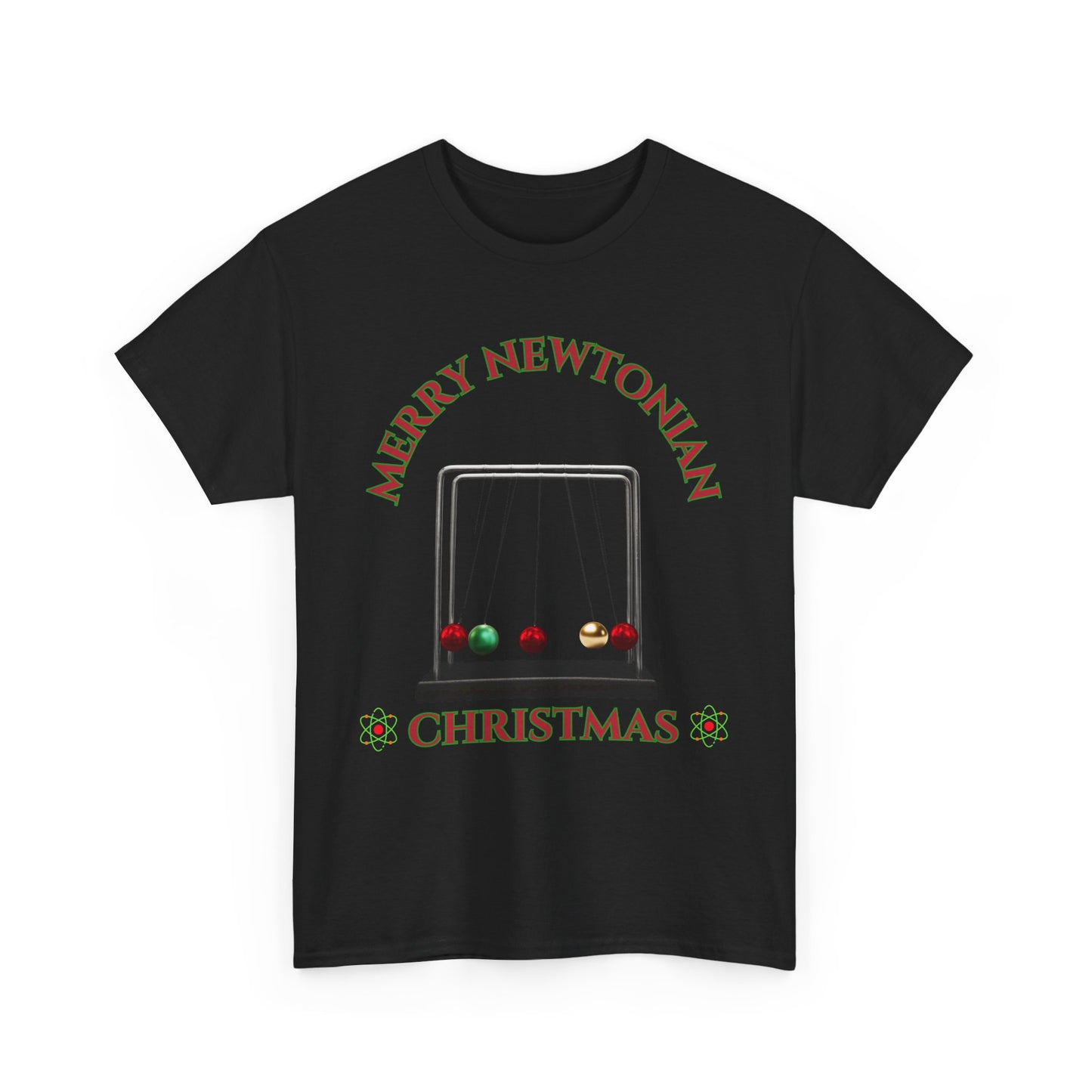 Merry Newtonian Christmas Men's T-shirt: A Festive, Science-Inspired Design