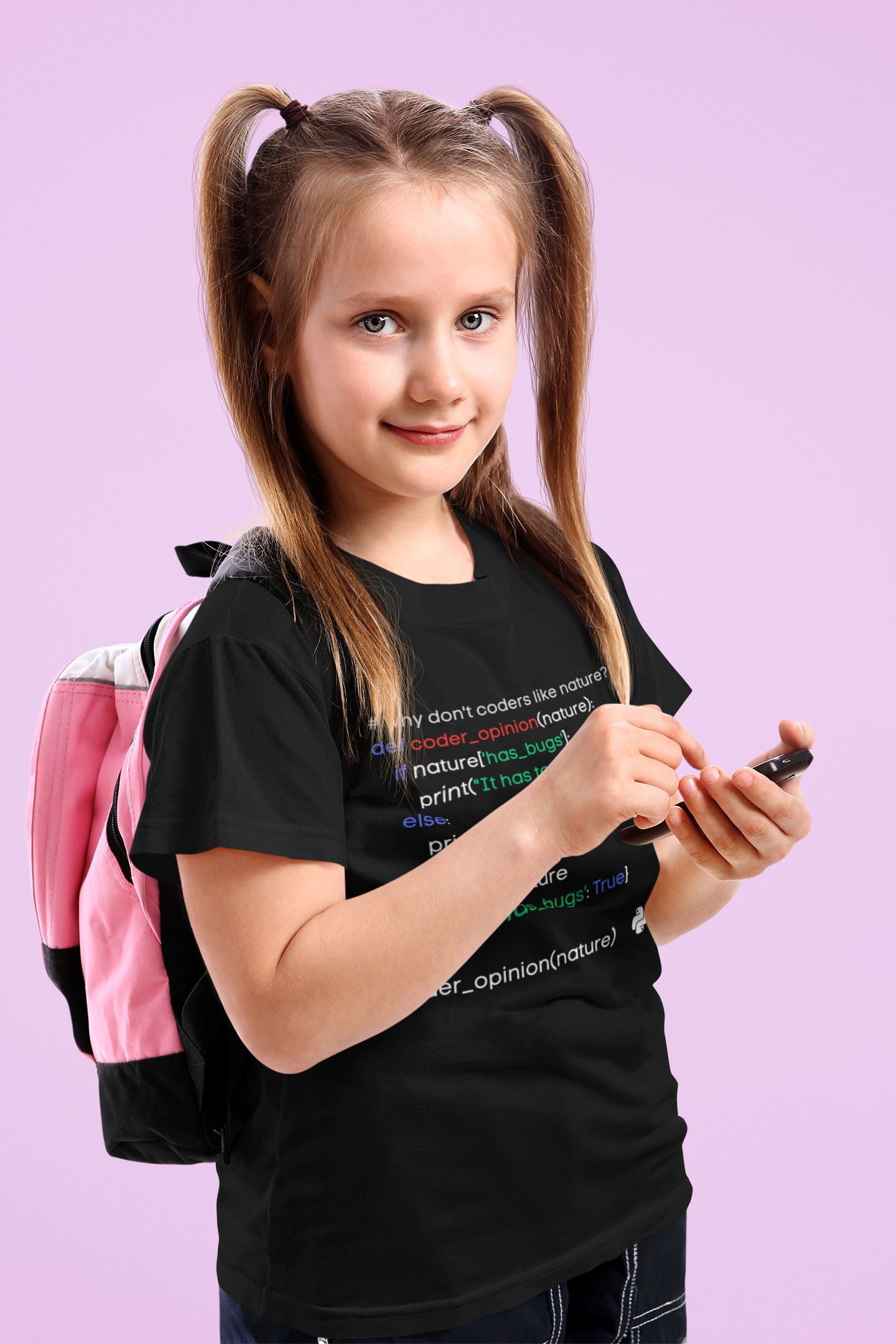 "Why Don't Coders Like Nature?" Kids' STEM T-Shirt – For Budding Tech Enthusiasts