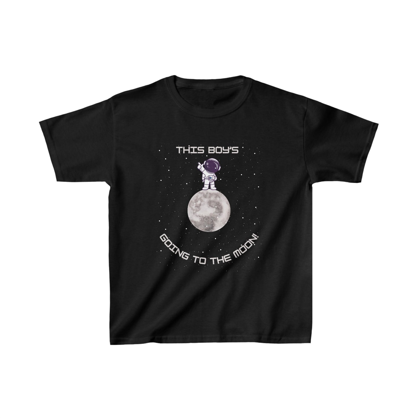 "This Boy's Going to the Moon" – Fun STEM T-Shirt for Future Astronauts