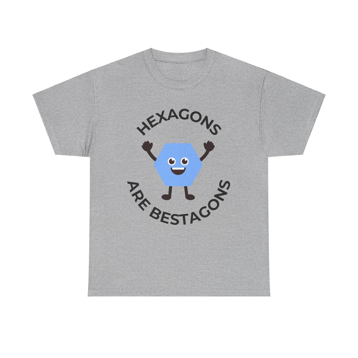 "Hexagons Are Bestagons" Men's Unisex T-Shirt — Celebrate the Superior Shape