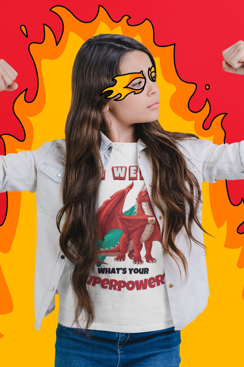 I'm Welsh, What's Your Superpower? Kids' T-shirt – Show Your Welsh Dragon Pride