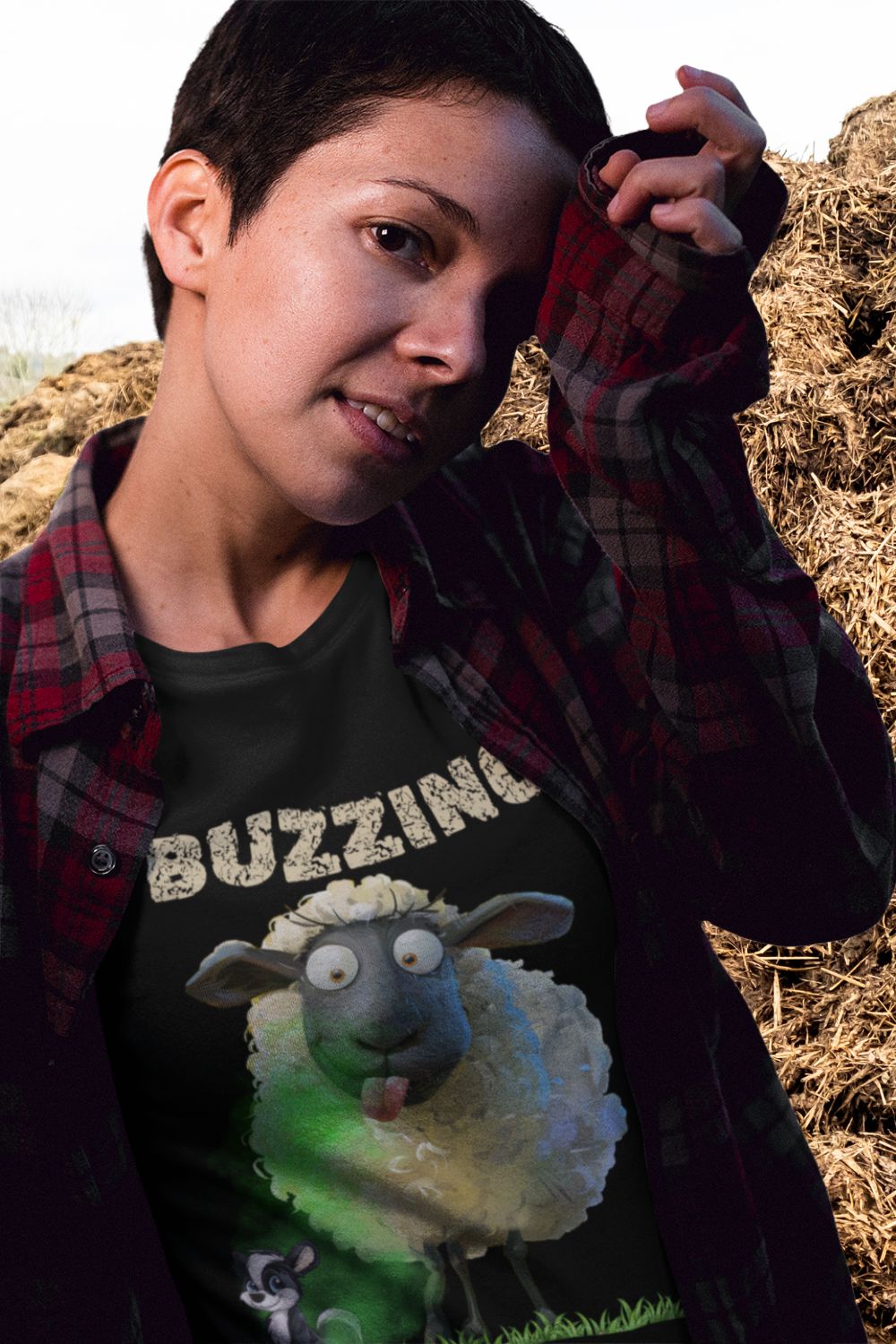 Buzzing Women's T-shirt – A Celebration of Wonderful Welshisms