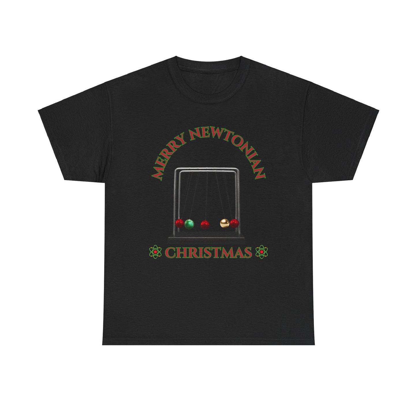 Merry Newtonian Christmas Men's T-shirt: A Festive, Science-Inspired Design