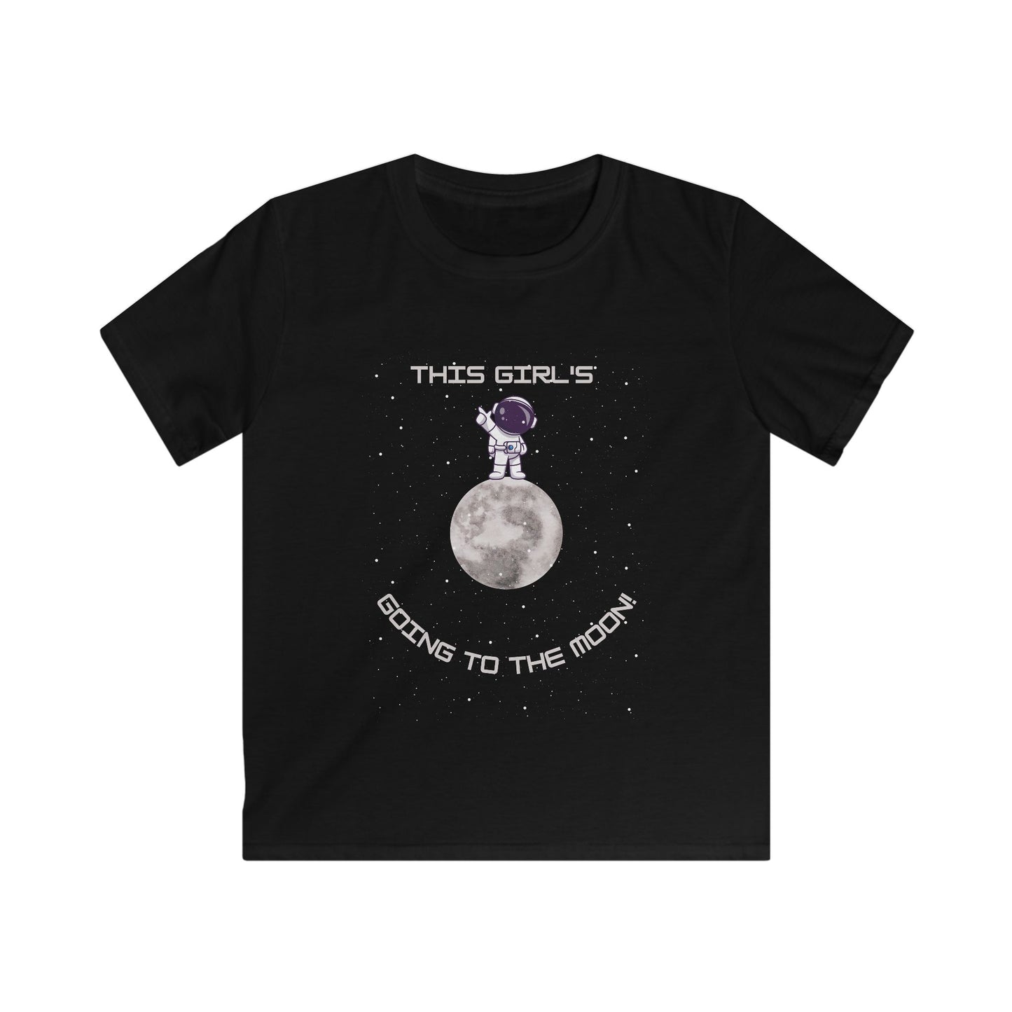 This Girl’s Going to the Moon – STEM T-Shirt for Future Explorers